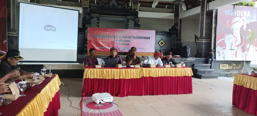 RAPAT MUSYAWARAH PERENCANAAN PEMBANGUNAN DESA